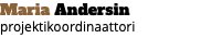 Maria Andersin projektikoordinaattori 